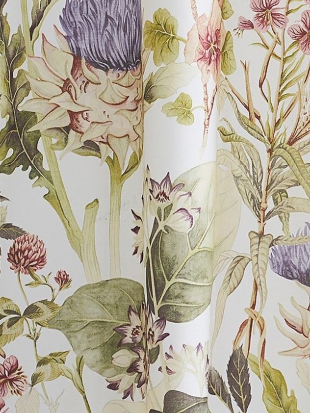 Pottery Barn New Thistle Shower Curtain